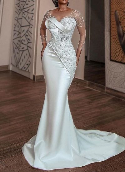 Trumpet Wedding gown